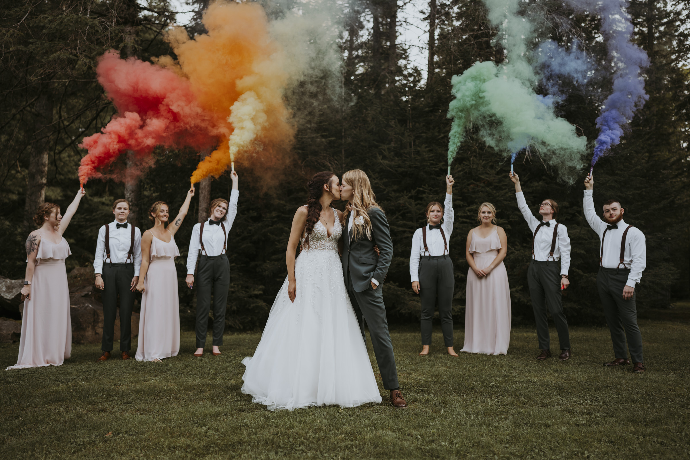 LGBT New Hampshire Wedding at Mohawk Falls